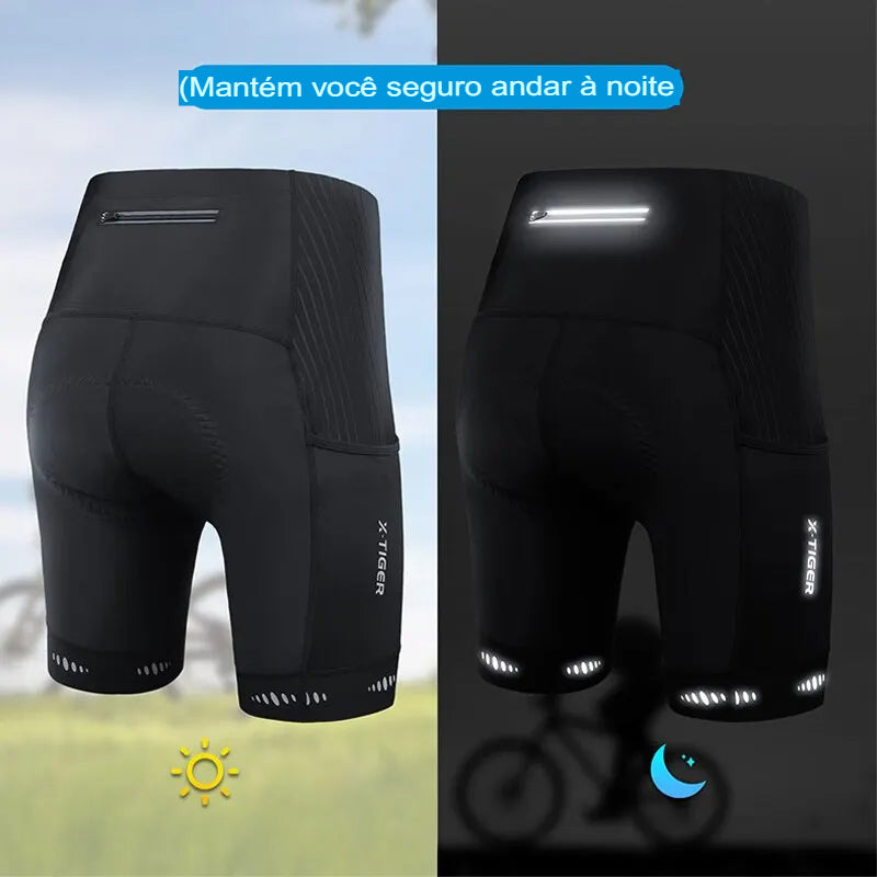 X-TIGER-Shorts de Ciclismo