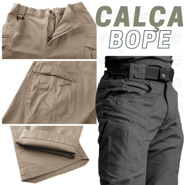 Calça Tática + Cinto de Brinde